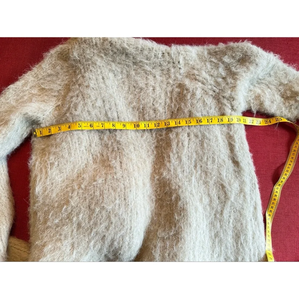Zara Brushed Effect Knit Cardigan NWT Size S-M - Picture 15 of 16